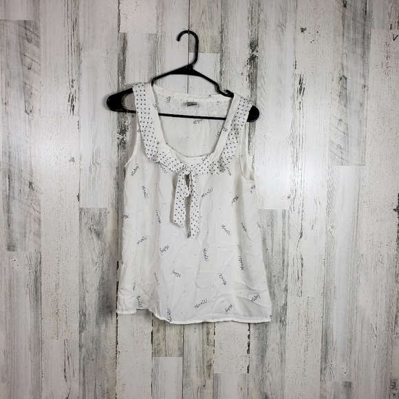 LC Lauren Conrad Disney Minnie and Mickey mouse tank top blouse size sma… - Picture 1 of 10